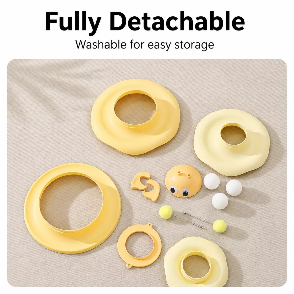 Interactive Cat Spinning Track Ball Toy