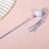 Fairy Cat Teaser Wand with Pom-Pom Toy