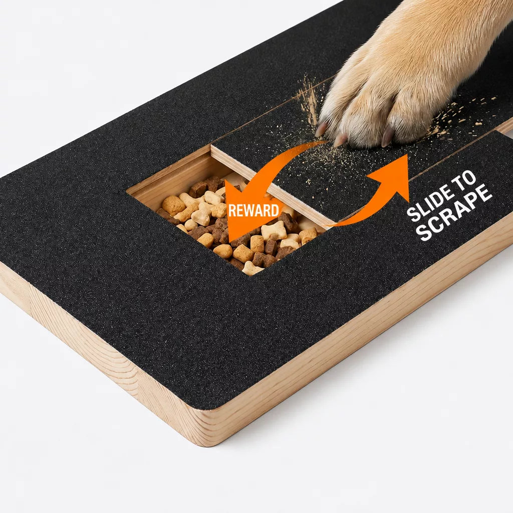 Solid Wood Dog Nail Scratch Board