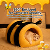 Enclosed Cat & Small Dog Bed