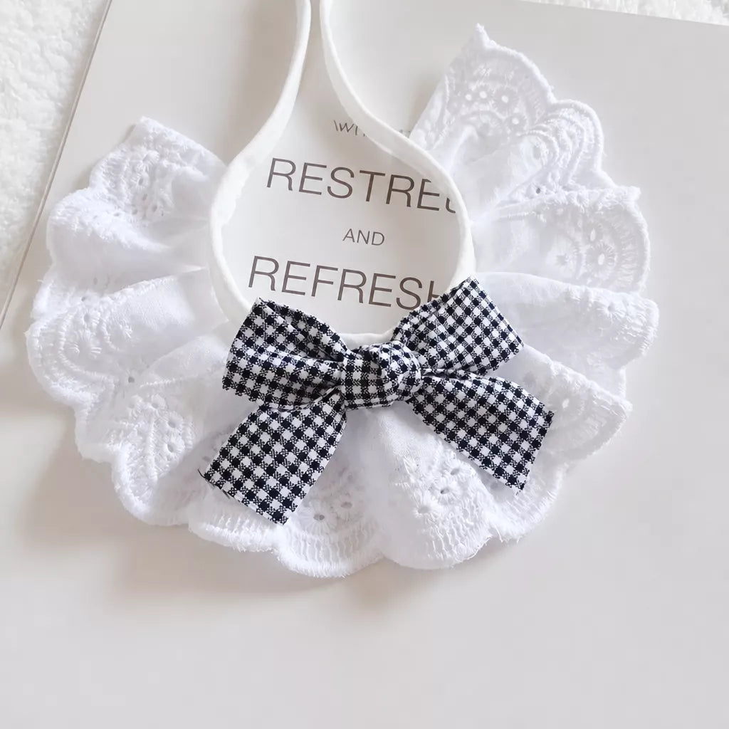 Pet Bib with Bow for Cats and Dogs