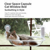 Transparent Foldable Capsule Window Cat Bed