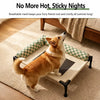 Elevated Mesh Pet Bed for Dogs and Cats with Removable Cushion