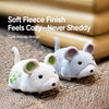 Electronic Plush Hamster Toy with Sound for Cats