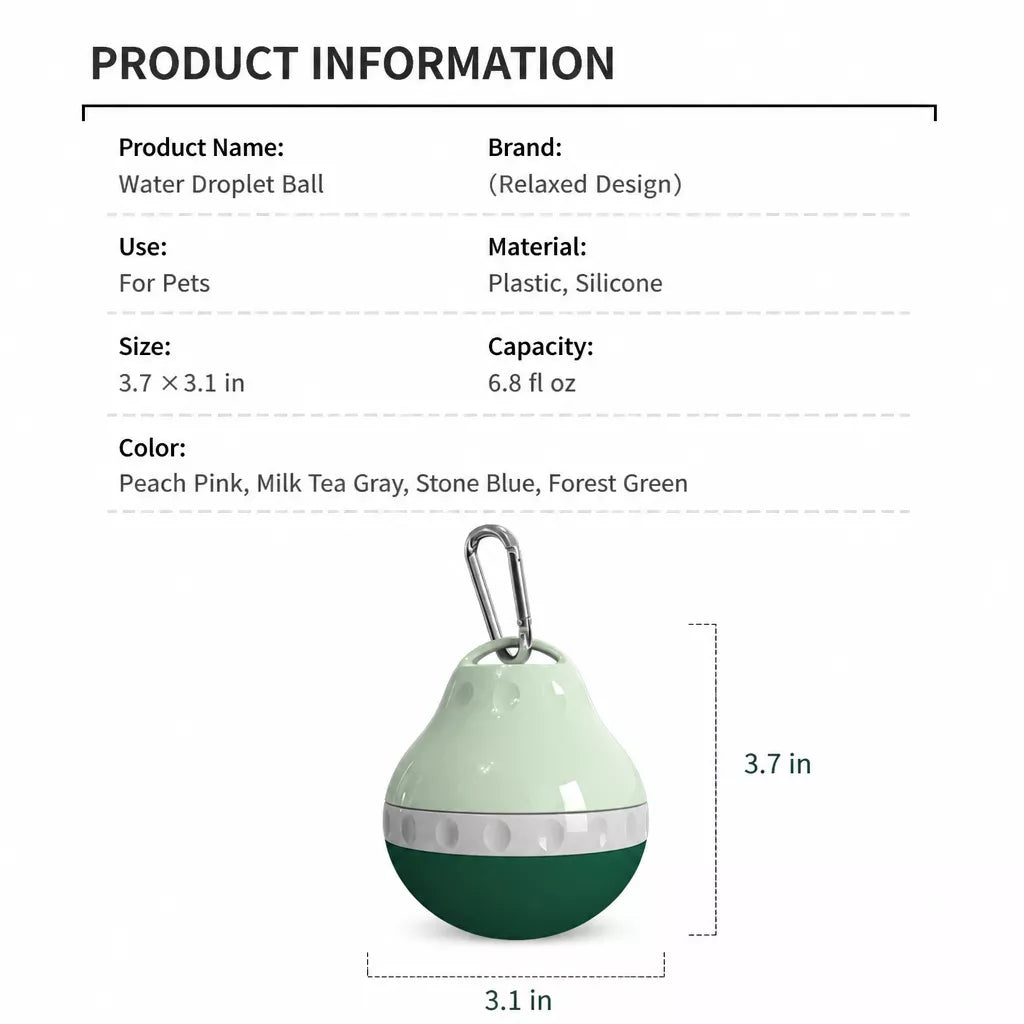 Portable Pet Water Bottle with Drinking Cup