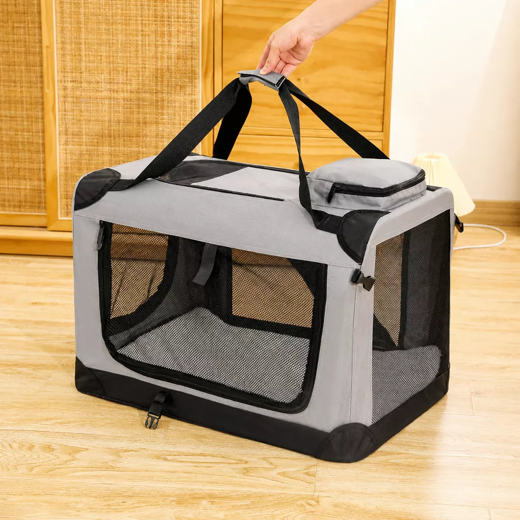 Portable Folding Pet Carrier for Car Travel