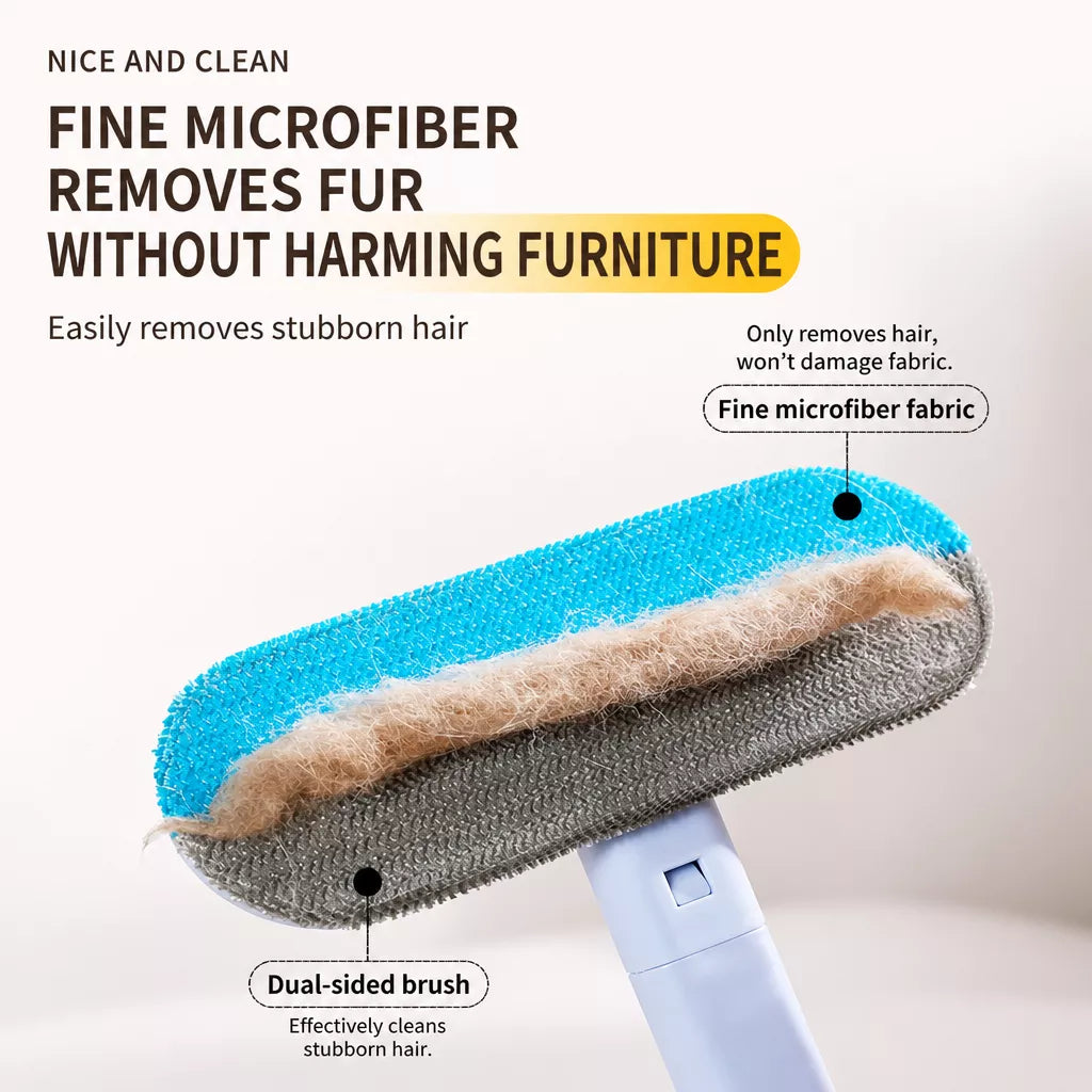 Pet Hair Removal Brush for Sofas, Clothing, and Carpets