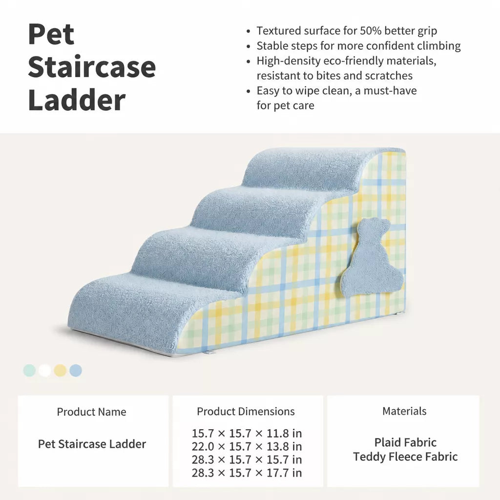 Pet Stairs for Dogs and Cats for Beds and Sofas