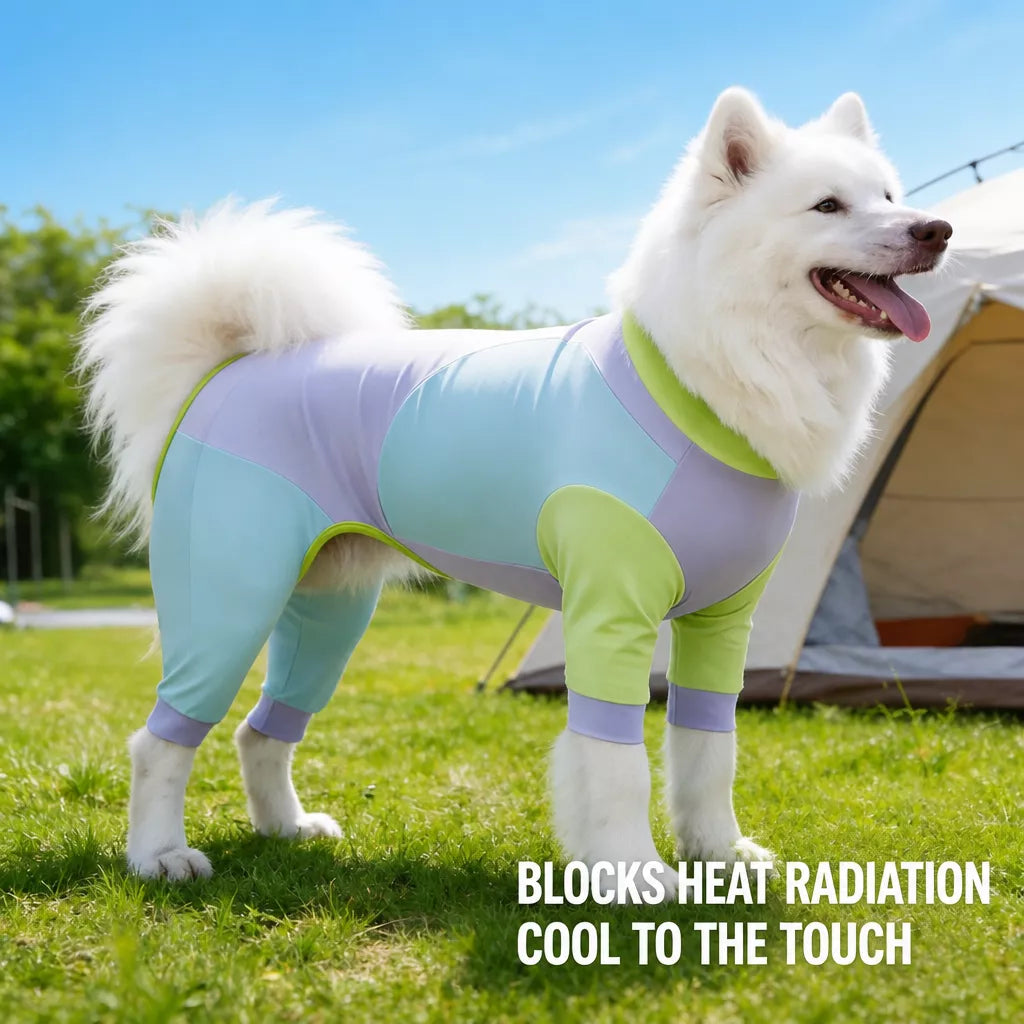 Lightweight Four-Leg Dog Shirt for Summer