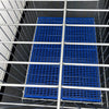 Galvanized Steel-Bar Dog Crate for Indoor or Outdoor Use