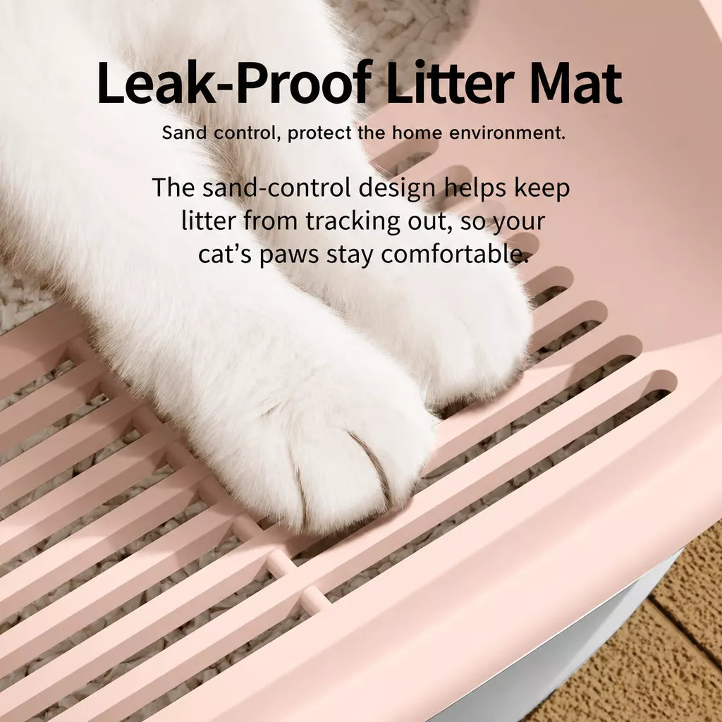 Enclosed Cat Litter Box with Scoop