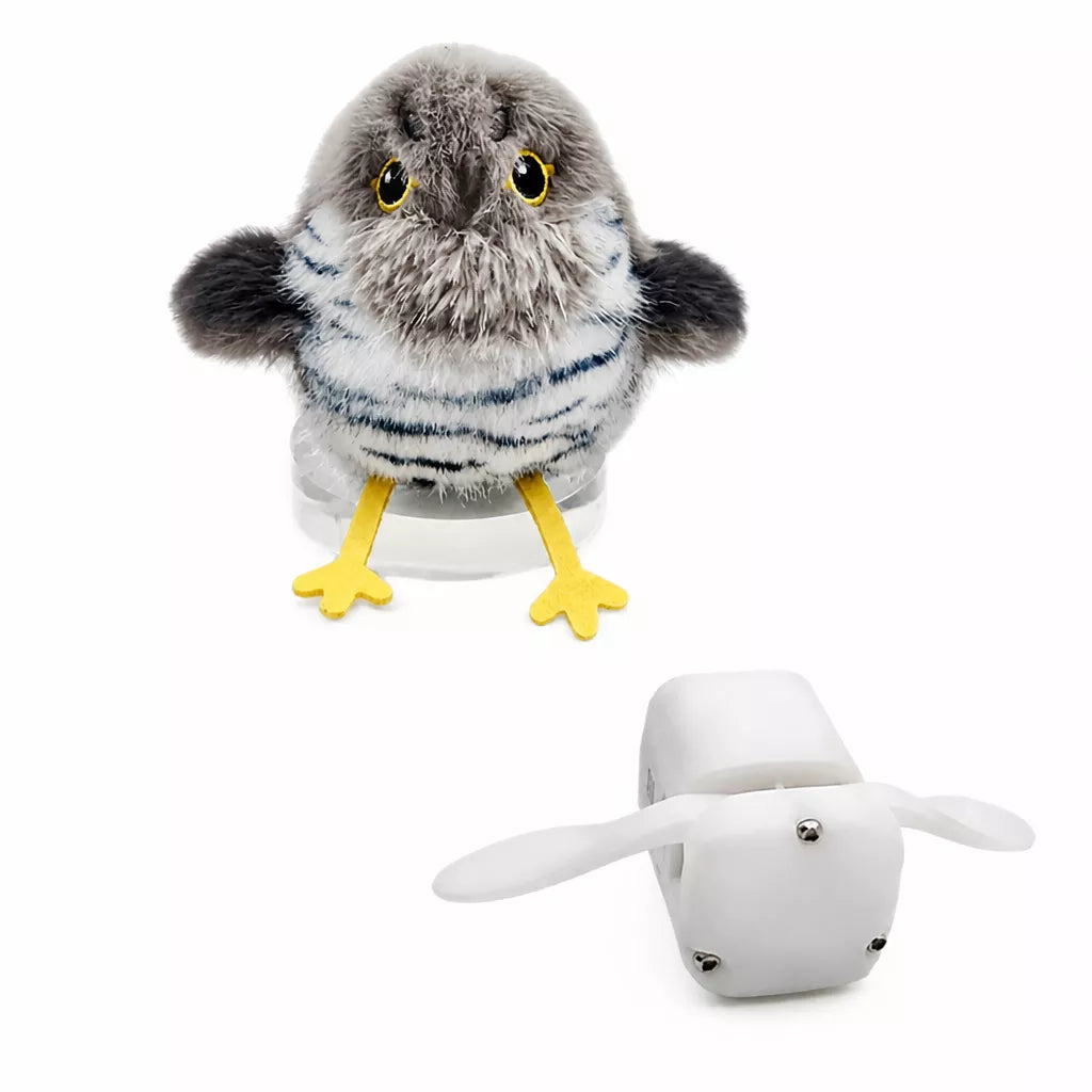 Automatic Flying Bird Cat Toy with Fluttering Wings