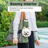 Canvas Crossbody Pet Carrier for Cats and Small Dogs