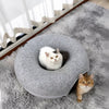 Enclosed Donut Tunnel Cat Bed
