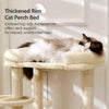 Compact Cat Tree with Space Capsule, Perch, and Cat Hideaway
