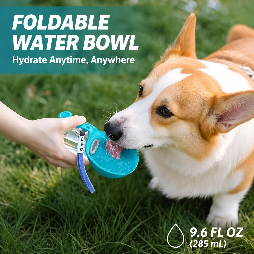 Portable Dog & Cat Water Bottle with Drinking Cup