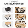 Oval Elevated Foldable Pet Cot for Cats & Dogs