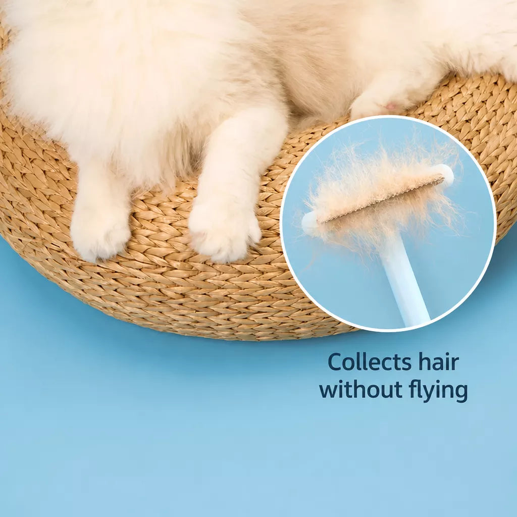 Long- and Short-Tooth Pet Rake Comb for Dogs and Cats