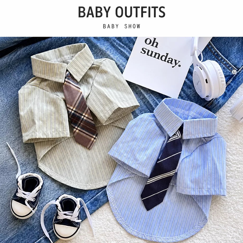 Lightweight Cotton-Linen Shirt for Cats and Dogs