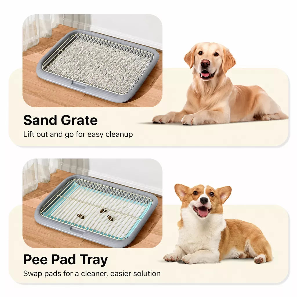 Portable Dog Potty Tray with Scoop