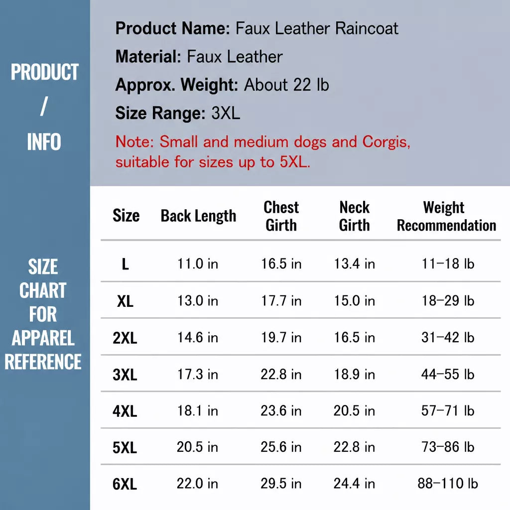 Four-Leg Dog Raincoat for Small to Medium Dogs