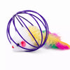 Cage Mouse Cat Toy with Sisal Ball