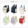 Nylon Mesh Pet Carrier Backpack for Cats and Small Dogs