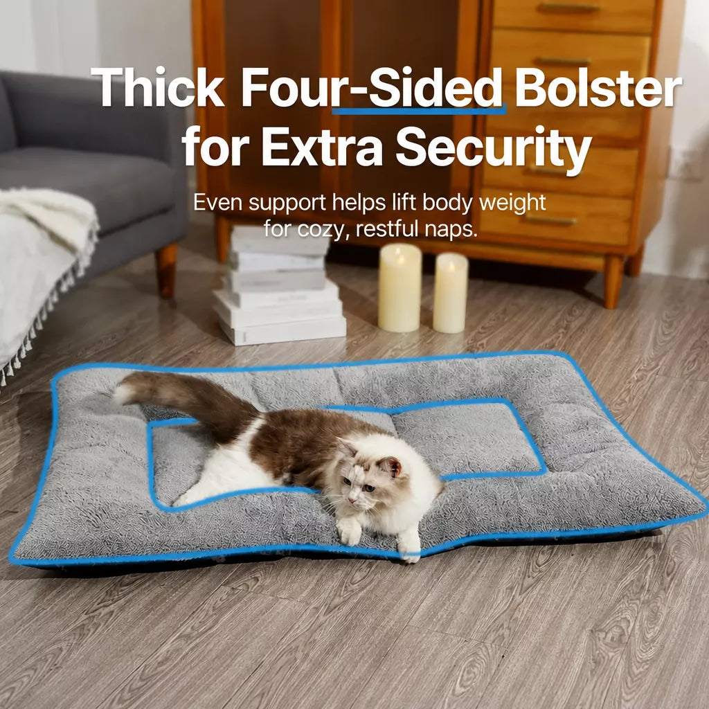 Gray Techno-Fabric Bed for Dogs & Cats