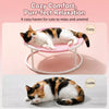 Round Cat Bed with Hammock-Style Resting Area