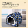 Waterproof Semi-Enclosed Pet Bed for Small Dogs and Cats
