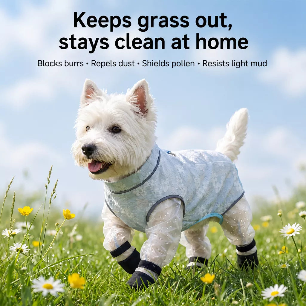 Lightweight Four-Leg Mesh Suit for Small Dogs