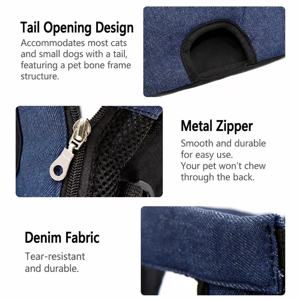 Breathable Mesh Pet Carrier Backpack