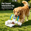 Tissue-Pull Squeaky Puzzle Toy for Small and Medium Dogs