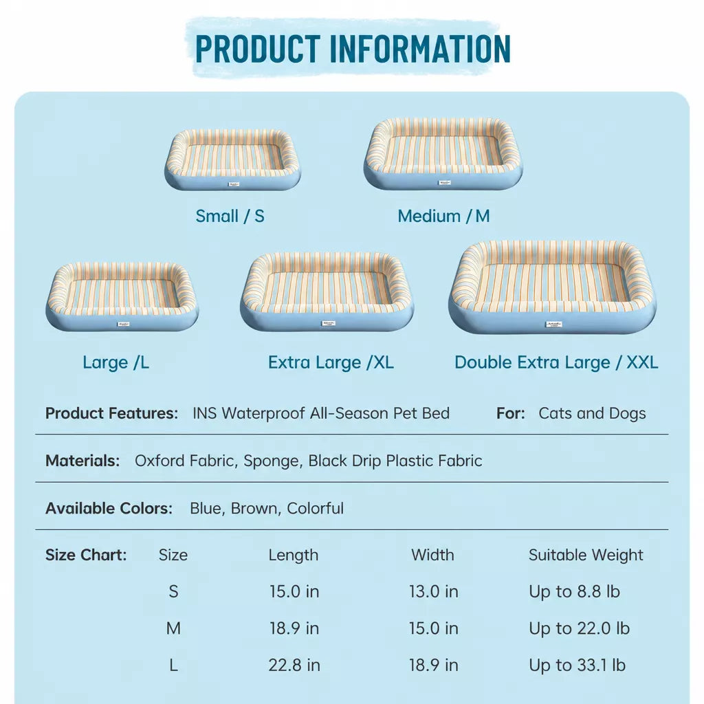 All-Season Water-Resistant Dog Bed Mat