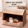 Enclosed Cat & Dog Bed with Removable, Washable Design