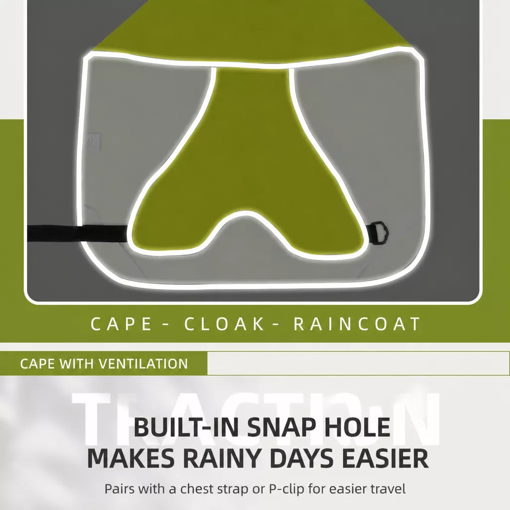 Waterproof Dog Raincoat with Belly Coverage