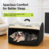 Tent-Style Dog Bed with Removable Washable Cover