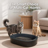 Oval Corrugated Cardboard Cat Scratcher Bed