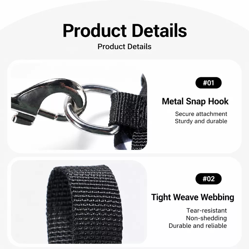 Dog Harness with 6.6-Ft Leash