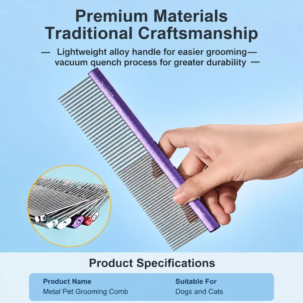 Pet Grooming Brush for Dogs and Cats