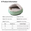 Cozy Semi-Enclosed Round Pet Bed for Cats and Small Dogs