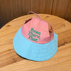 Adjustable Pet Bucket Hat for Small and Medium Dogs