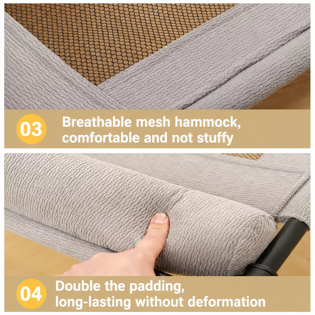 Elevated Pet Cot with Removable, Washable Cover