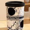 Three-Level Milk Tea Cup Cat Scratcher & Hideaway