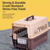 Plastic Travel Carrier for Cats and Small to Medium Dogs
