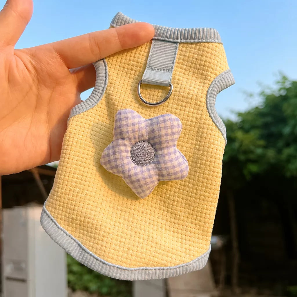 Cat & Small Dog Vest with Leash Opening