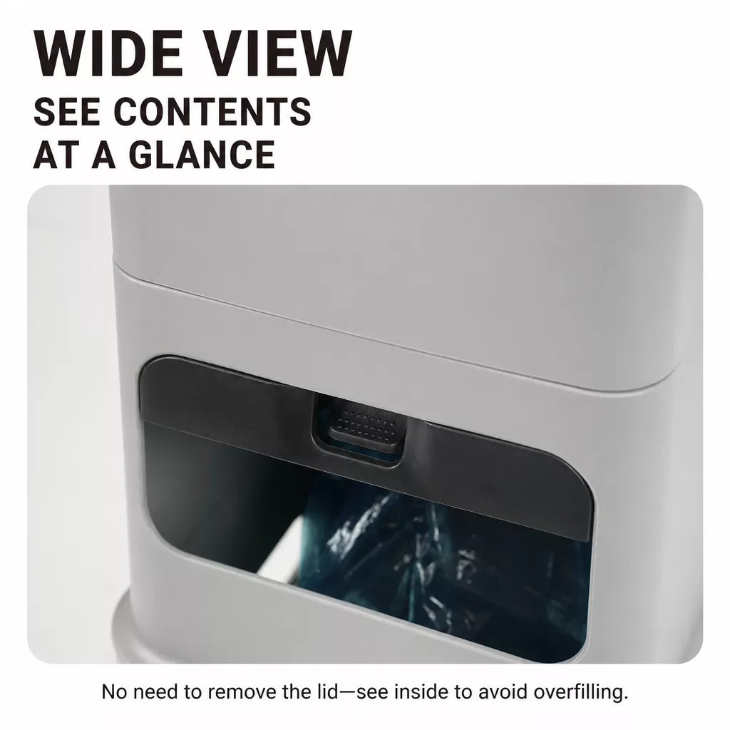 Covered Cat Litter Waste Bin