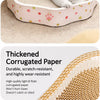 Petal-Shaped Corrugated Paper Cat Scratcher