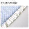 Cotton-Linen Pet Bed Mat with Bunny-Ear Pillow for Cats & Dogs