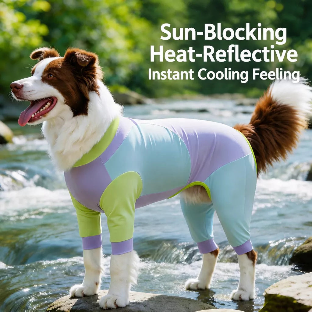 Lightweight Four-Leg Dog Shirt for Summer